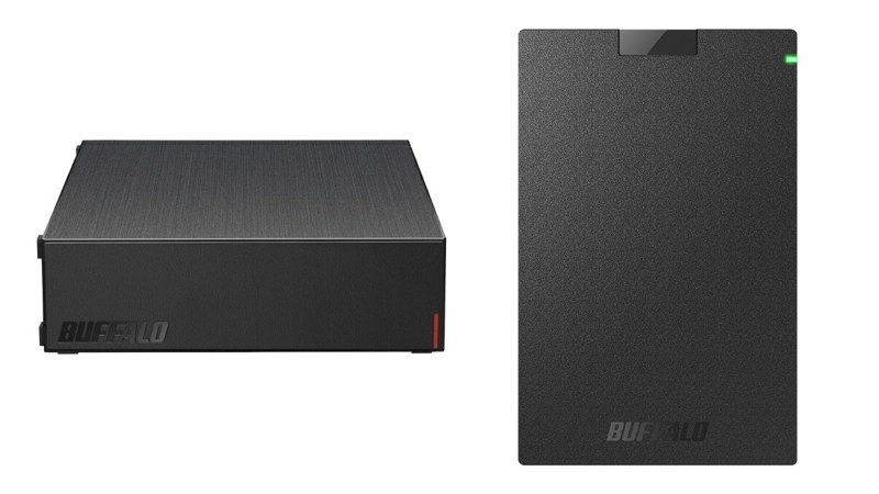 外付けHDD(据え置き型とポータブル型)