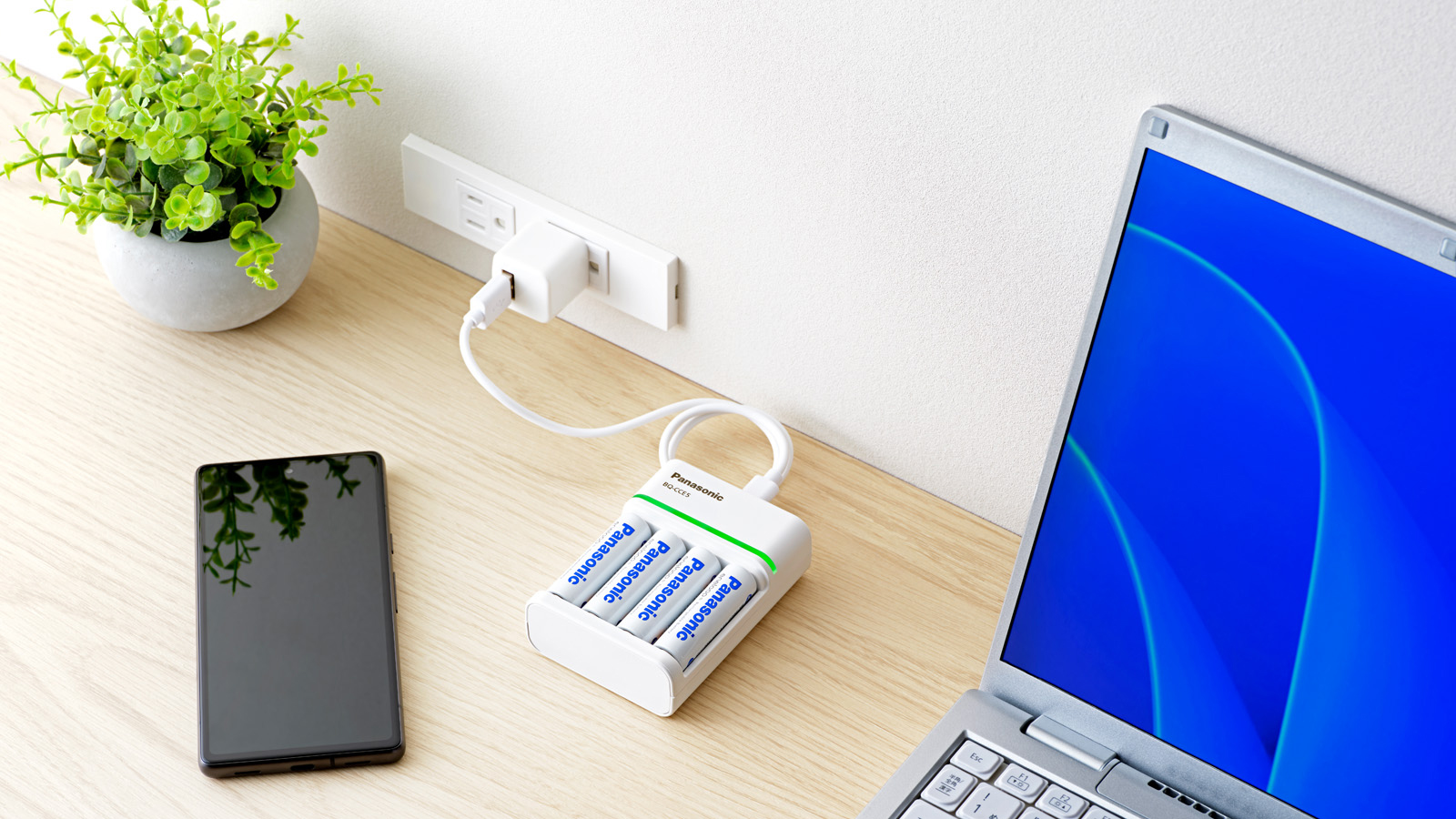 パナソニック USB Type-C入力 急速充電器 BQ-CCE5